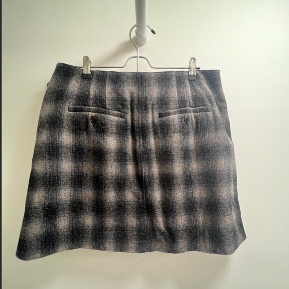 NWT Madewell Buckle Belt Wrap Mini Skirt (Size 10) - Picture 11 of 12